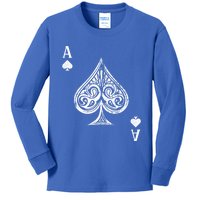 Ace Of Spades Great Gift Kids Long Sleeve Shirt