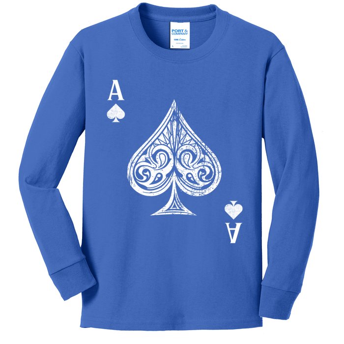 Ace Of Spades Great Gift Kids Long Sleeve Shirt