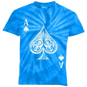 Ace Of Spades Great Gift Kids Tie-Dye T-Shirt