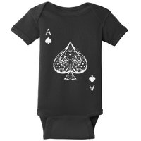 Ace Of Spades Costume Playing Card Costume Ace Spade Baby Bodysuit