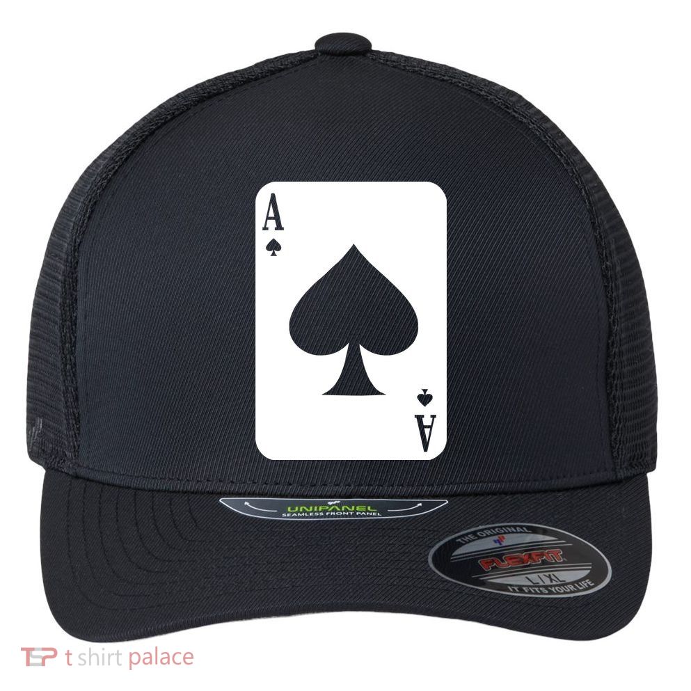 Ace Of Spades Flexfit Unipanel Trucker Cap