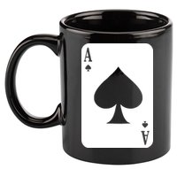 Ace Of Spades 11oz C Handle Ceramic Mug
