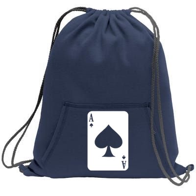 Ace Of Spades Sweatshirt Cinch Pack Bag