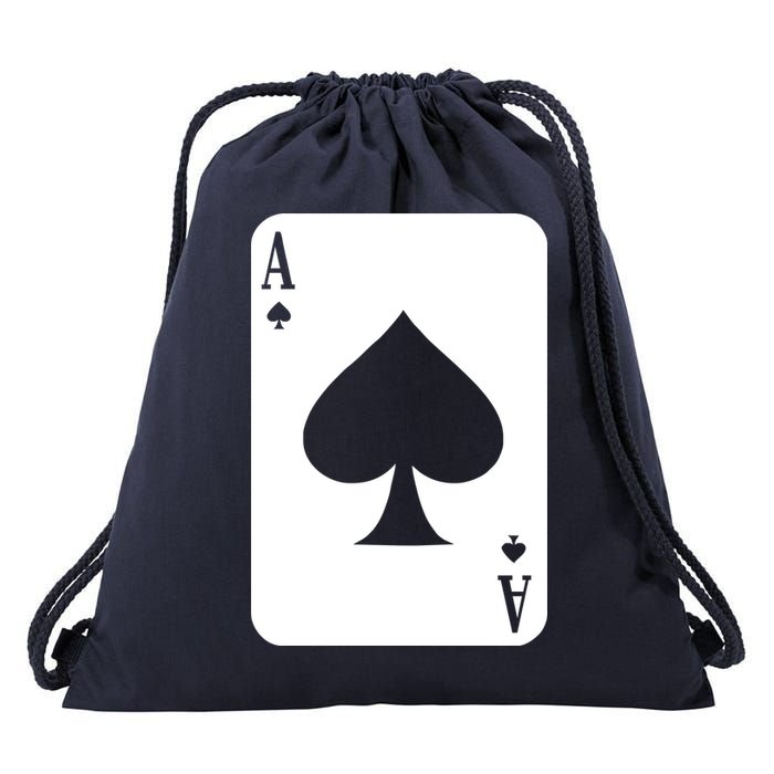 Ace Of Spades Drawstring Bag