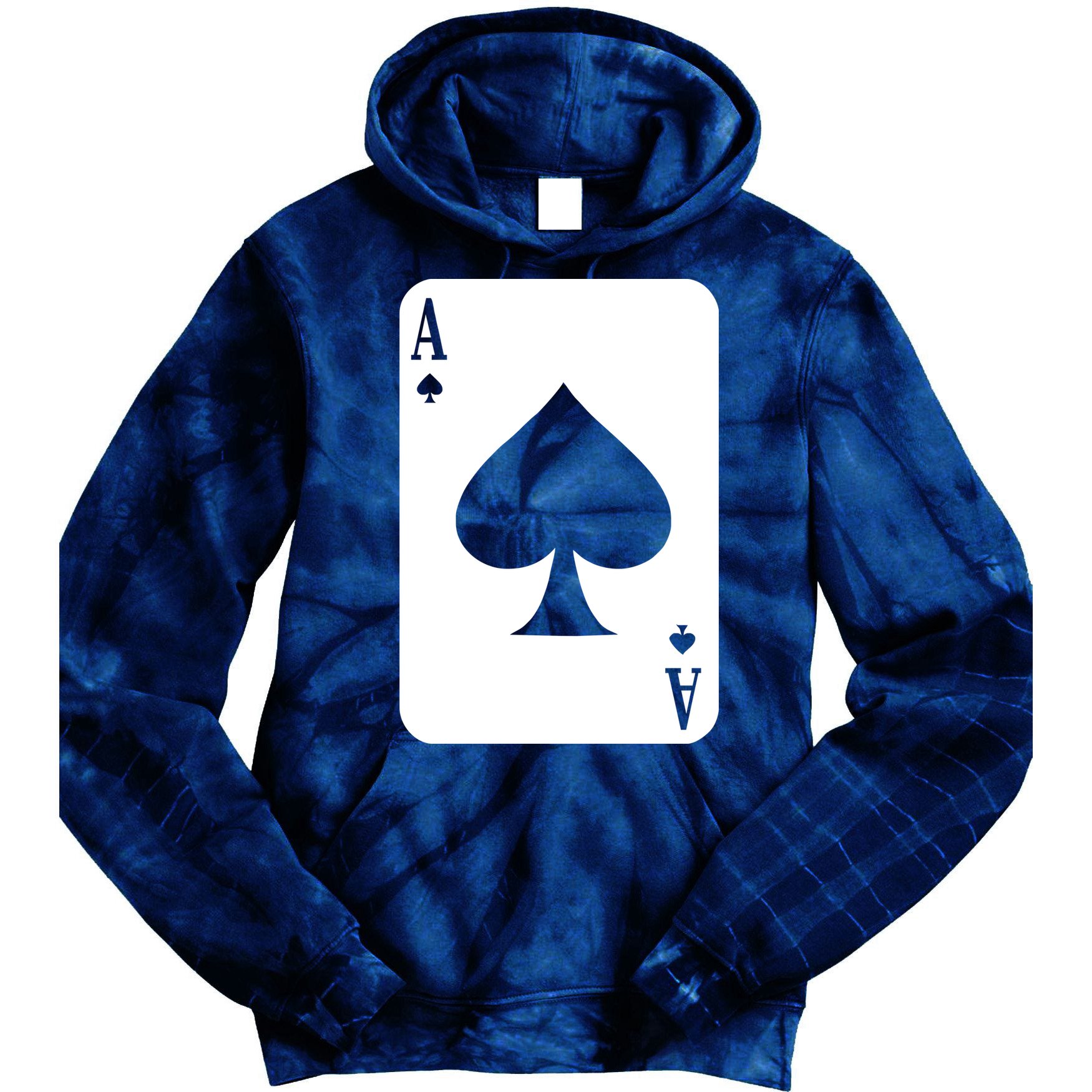 Ace Of Spades Tie Dye Hoodie