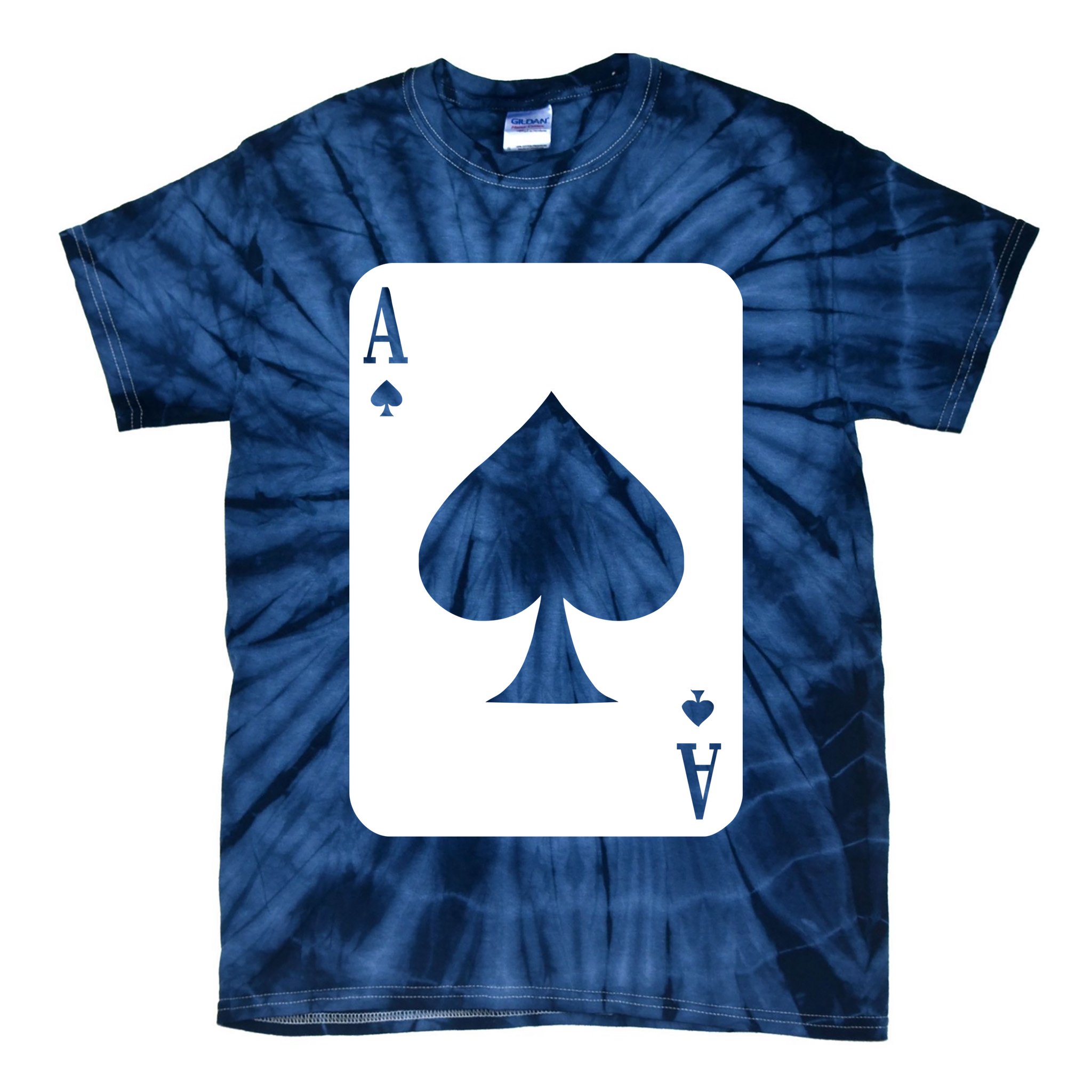 Ace Of Spades Tie-Dye T-Shirt