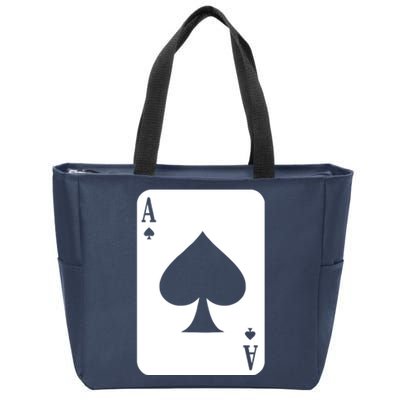 Ace Of Spades Zip Tote Bag