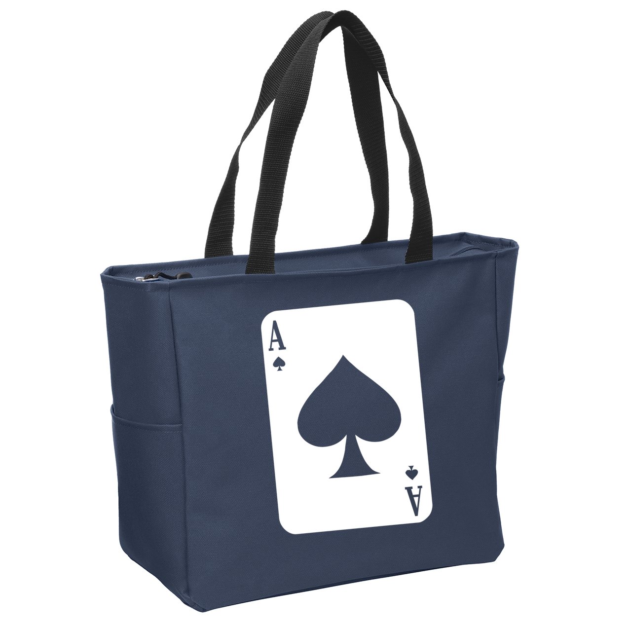 Ace Of Spades Zip Tote Bag
