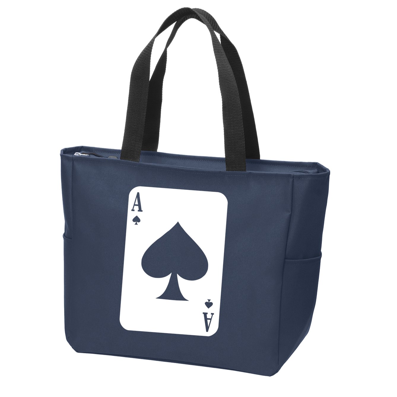 Ace Of Spades Zip Tote Bag