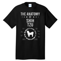 Anatomy of Shih Tzu Dog Lover Tall T-Shirt