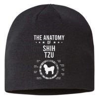 Anatomy of Shih Tzu Dog Lover Sustainable Beanie