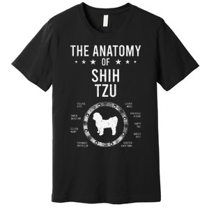 Anatomy of Shih Tzu Dog Lover Premium T-Shirt