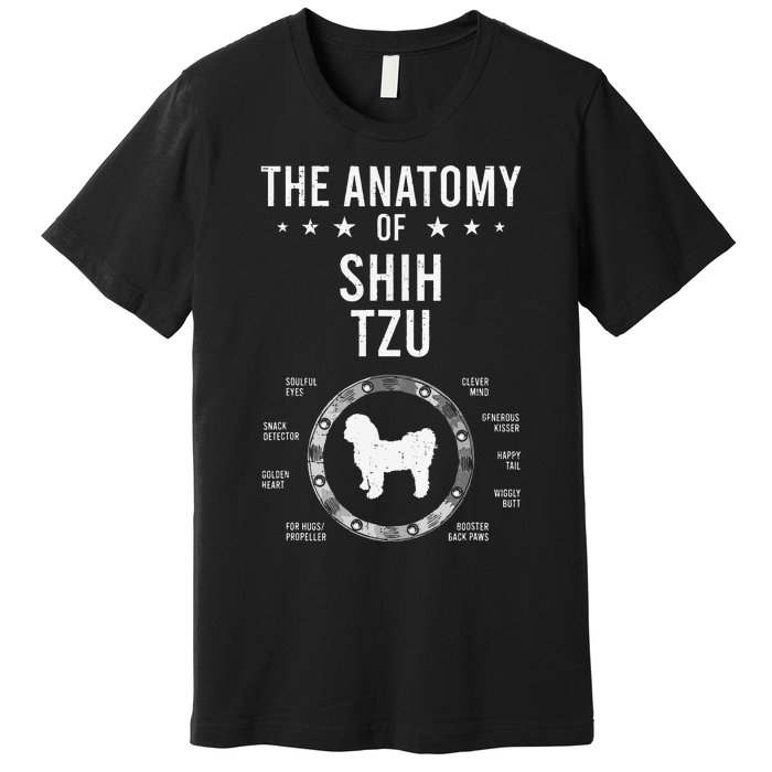 Anatomy of Shih Tzu Dog Lover Premium T-Shirt