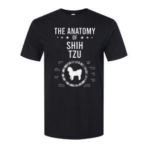 Anatomy of Shih Tzu Dog Lover Softstyle CVC T-Shirt