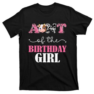 Aunt Of The Birthday Cow 1st gift Birthday T-Shirt