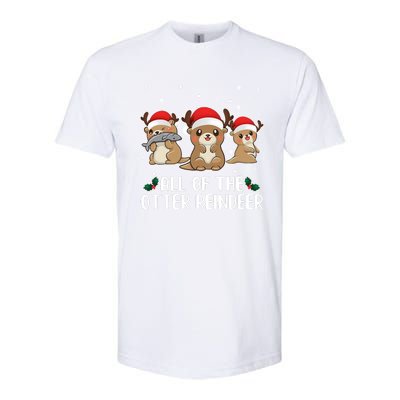 All Of The Otter Reindeer Christmas Softstyle CVC T-Shirt