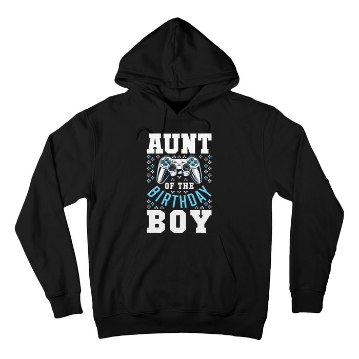 Aunt of the Birthday Matching Video Gamer Birthday Party Hoodie