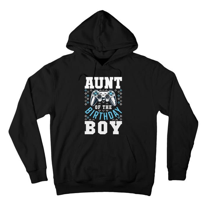 Aunt of the Birthday Matching Video Gamer Birthday Party Tall Hoodie