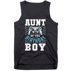 Aunt of the Birthday Matching Video Gamer Birthday Party Tank Top