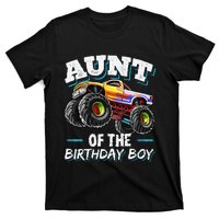 Aunt of the Birthday Monster Truck Birthday Party T-Shirt