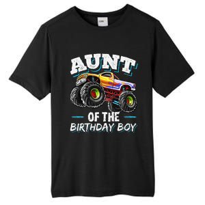 Aunt of the Birthday Monster Truck Birthday Party Tall Fusion ChromaSoft Performance T-Shirt