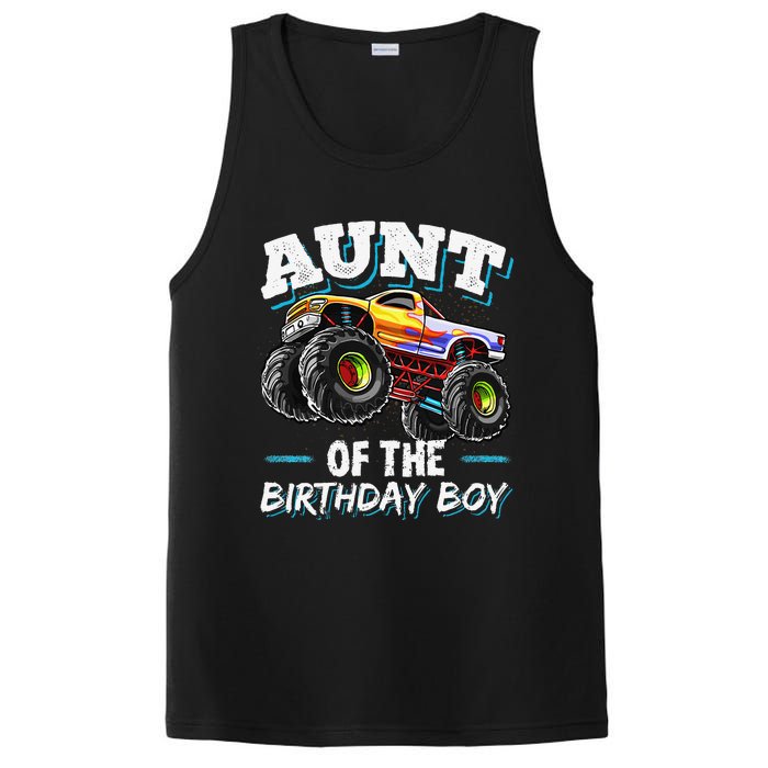 Aunt of the Birthday Monster Truck Birthday Party PosiCharge Competitor Tank