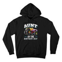 Aunt of the Birthday Monster Truck Birthday Party Tall Hoodie