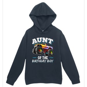 Aunt of the Birthday Monster Truck Birthday Party Urban Pullover Hoodie