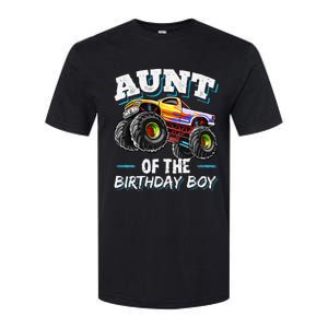 Aunt of the Birthday Monster Truck Birthday Party Softstyle CVC T-Shirt