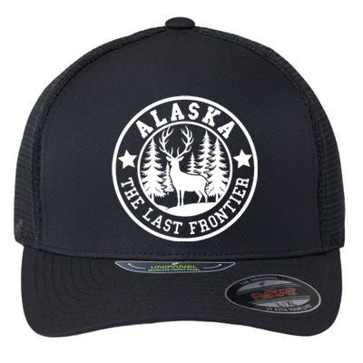 Alaska Outdoors Throwback Design Classic Flexfit Unipanel Trucker Cap