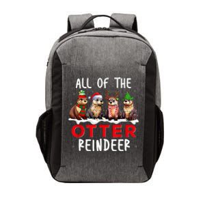 All Of The Otter Reindeer Santa Christmas Xmas Otter Lover Vector Backpack