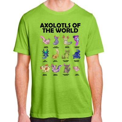 Axolotls Of The World Adult ChromaSoft Performance T-Shirt