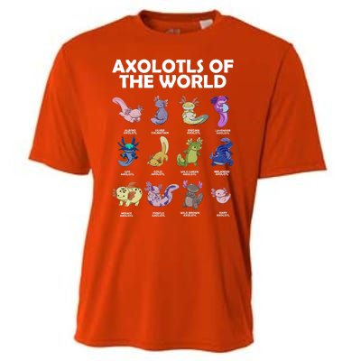 Axolotls Of The World Cooling Performance Crew T-Shirt