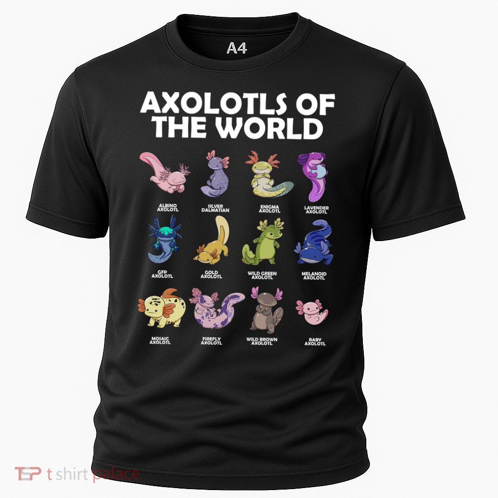 Axolotls Of The World Performance Shirt