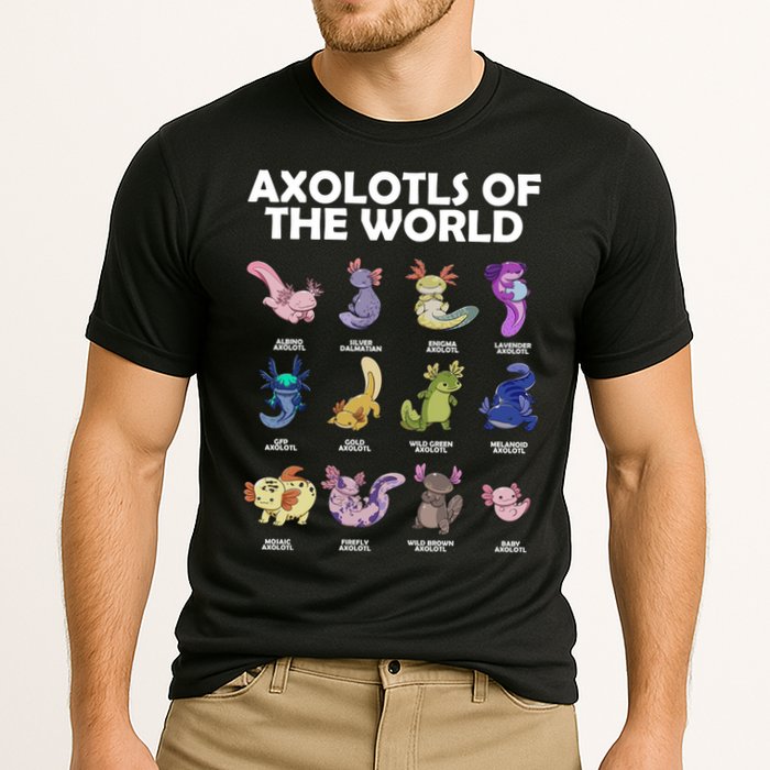 Axolotls Of The World Performance Shirt