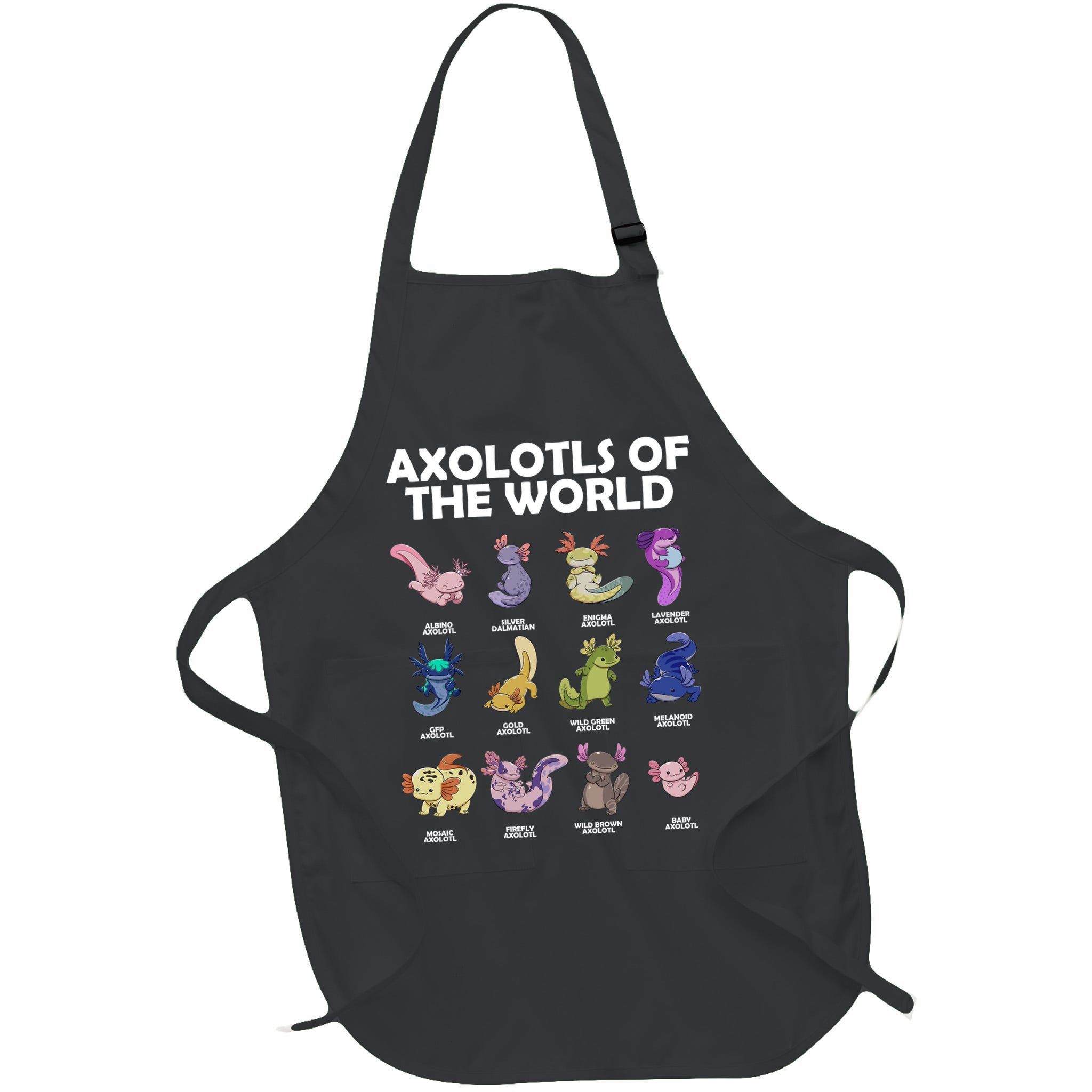 Axolotls Of The World Apron