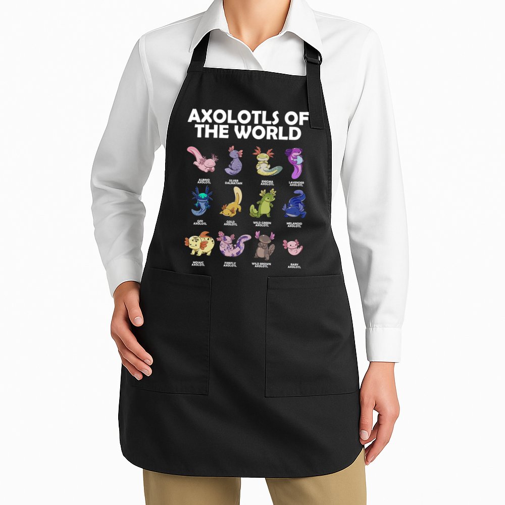 Axolotls Of The World Apron