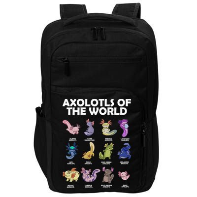 Axolotls Of The World Impact Tech Backpack