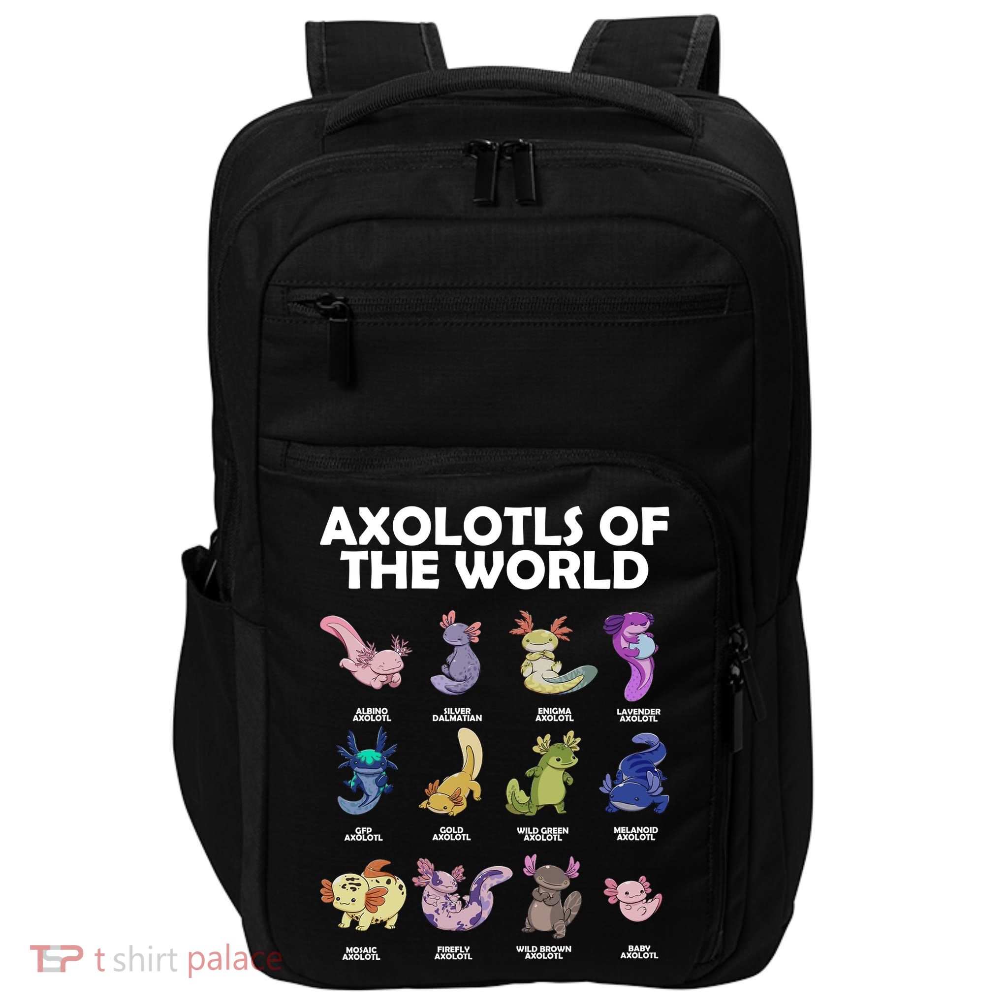 Axolotls Of The World Impact Tech Backpack