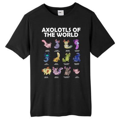 Axolotls Of The World Tall Fusion ChromaSoft Performance T-Shirt