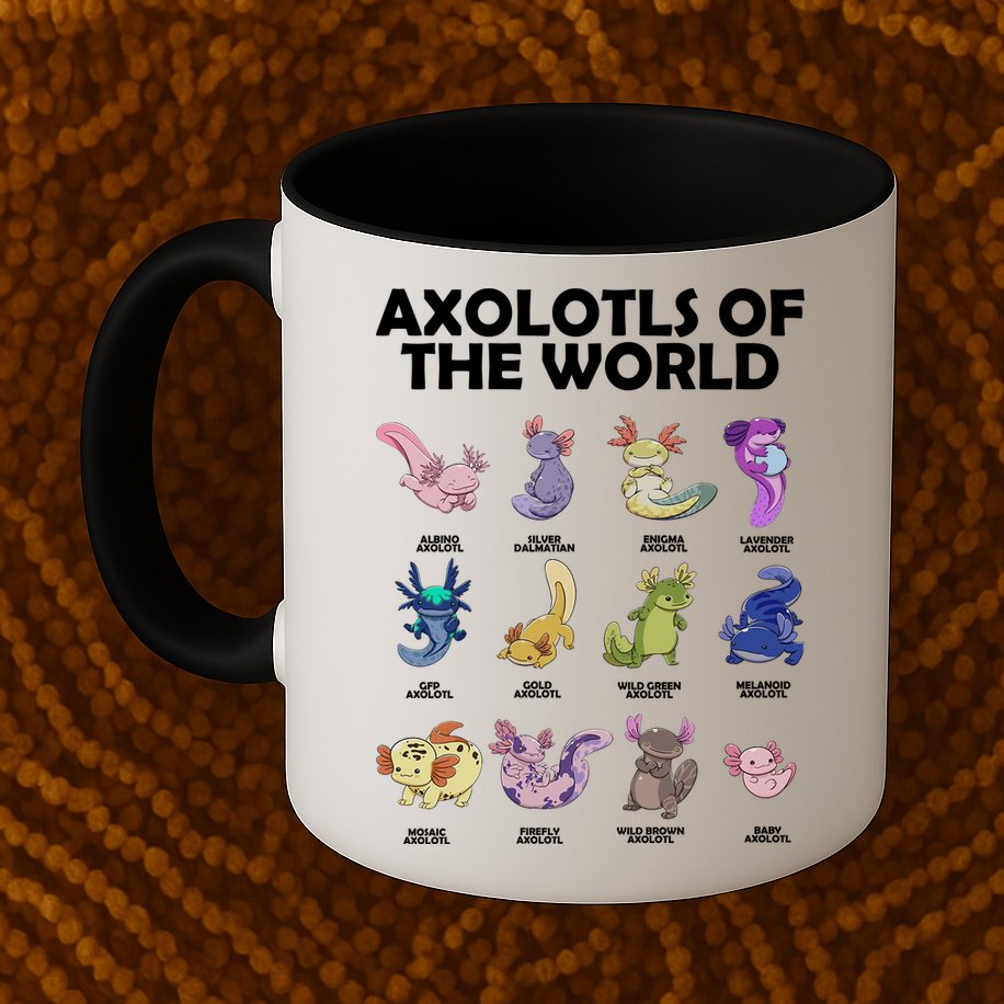 Axolotls Of The World Mug