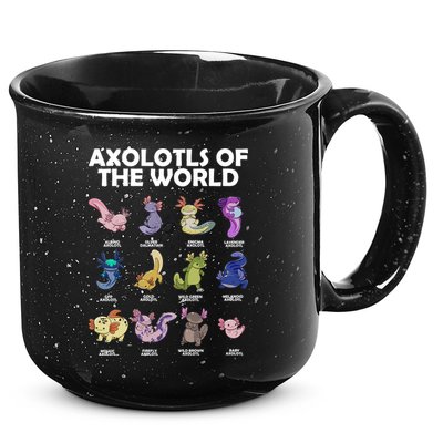 Axolotls Of The World 15oz Campfire Ceramic Mug