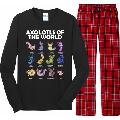 Axolotls Of The World Long Sleeve Pajama Set