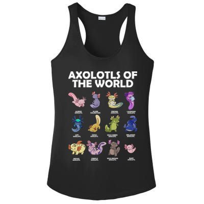 Axolotls Of The World Ladies PosiCharge Competitor Racerback Tank