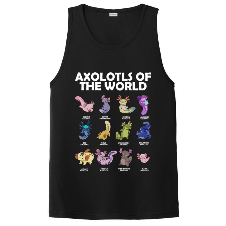 Axolotls Of The World PosiCharge Competitor Tank