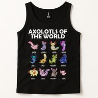 Axolotls Of The World Tank Top