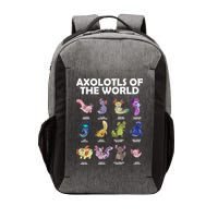 Axolotls Of The World Vector Backpack