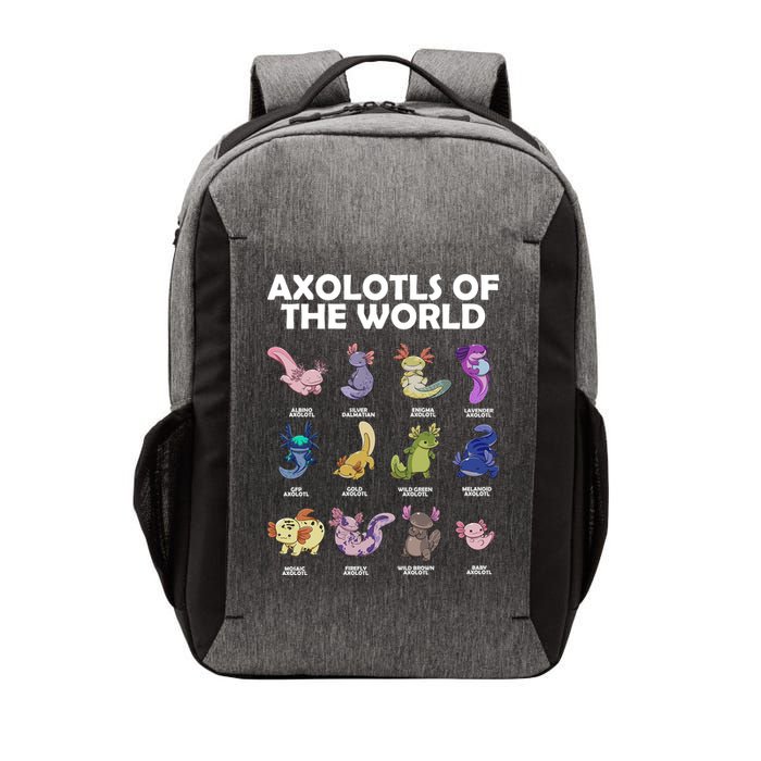 Axolotls Of The World Vector Backpack