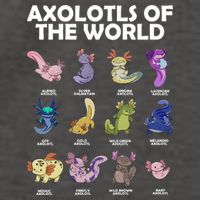 Axolotls Of The World Vector Backpack