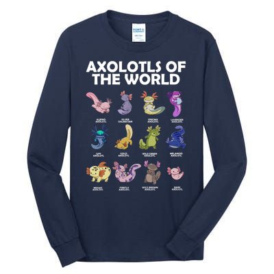 Axolotls Of The World Tall Long Sleeve T-Shirt